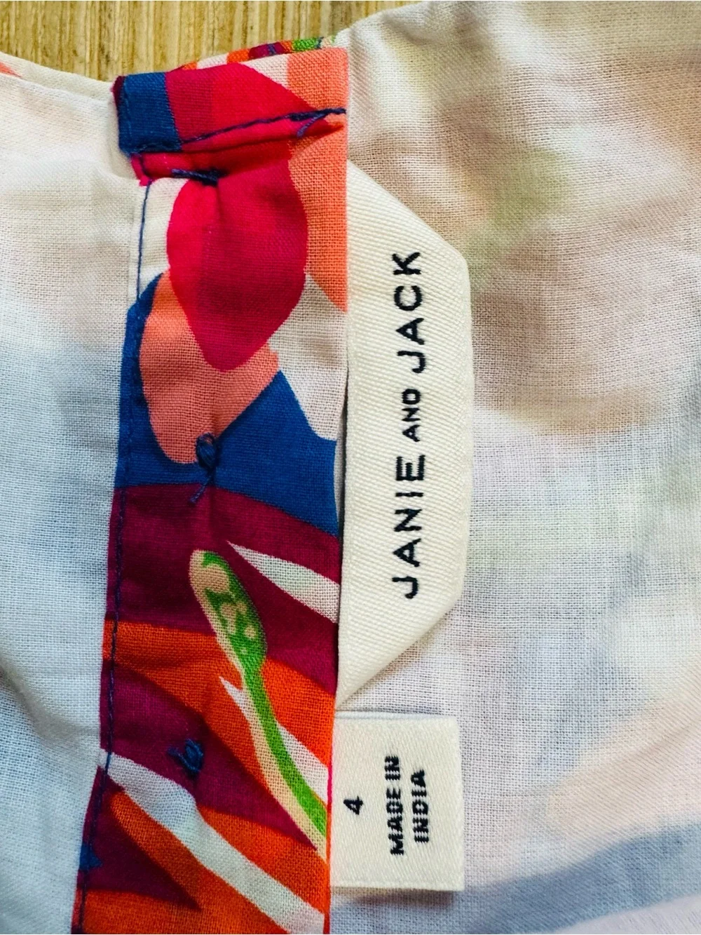 Janie and Jack Tropical Tiered Dress